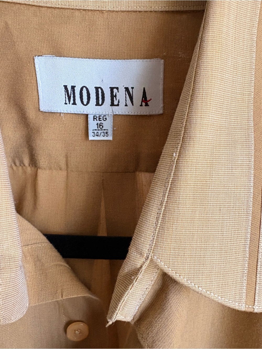 Modena Men's Dress Shirt in Light Tan
